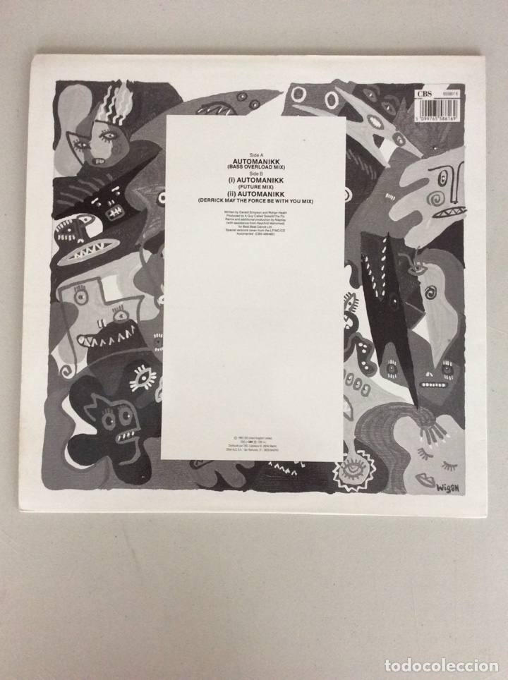 Discos de vinilo: A guy called Gerald. Automanikk (bass overload mix) - Foto 2