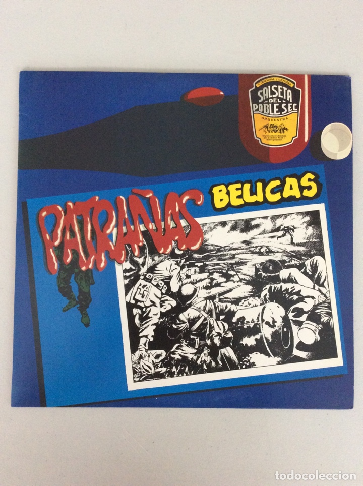 Discos de vinilo: Patra&ntilde;as belicas. Salsera del poble sec orquestra