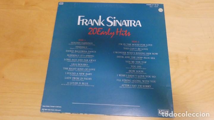 Discos de vinilo: LP VINILO . FRANK SINATRA 20 EARLY HITS . - Foto 2