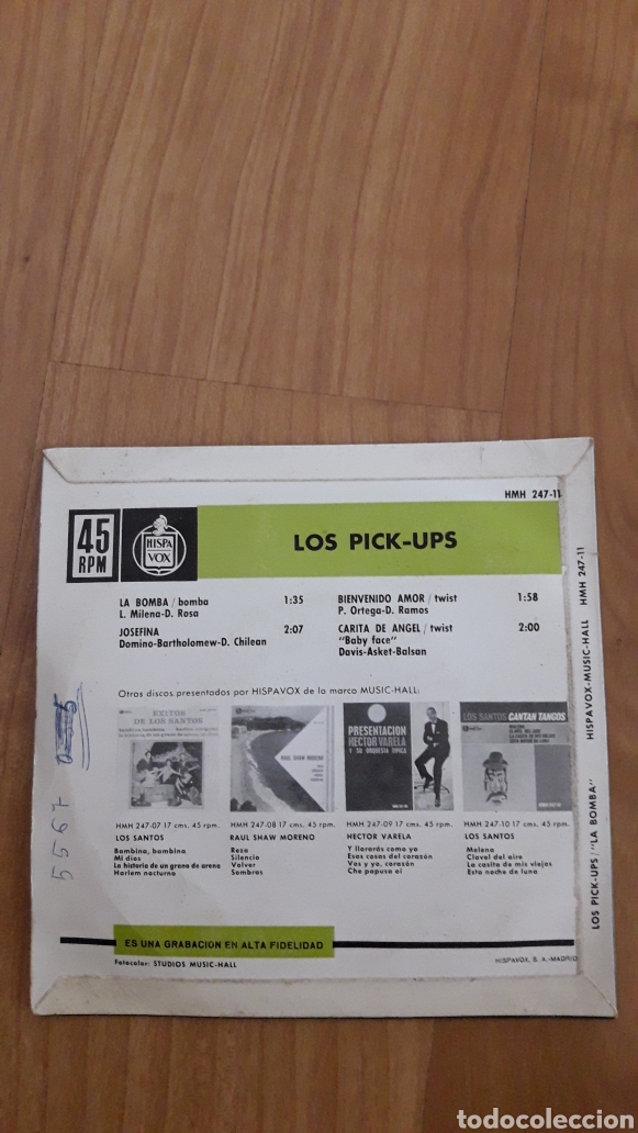 Discos de vinilo: LOS PICK-UPS. LA BOMBA - Foto 2