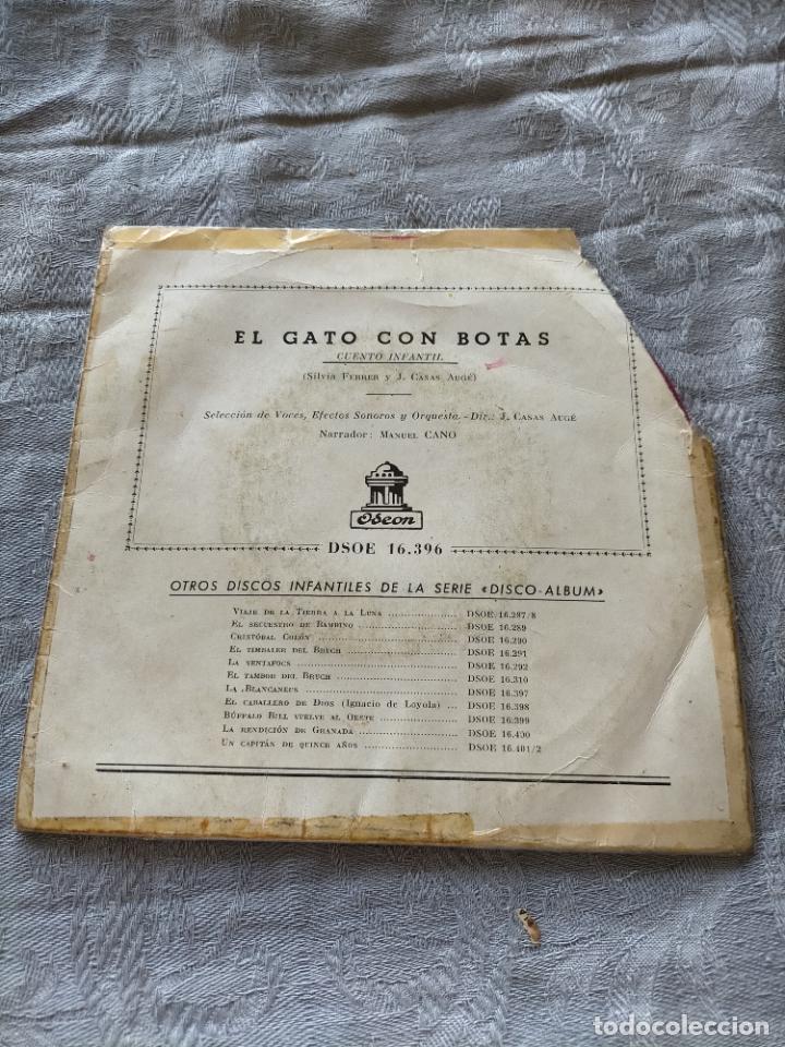 Discos de vinilo: Vinilo single El gato con botas - Foto 2