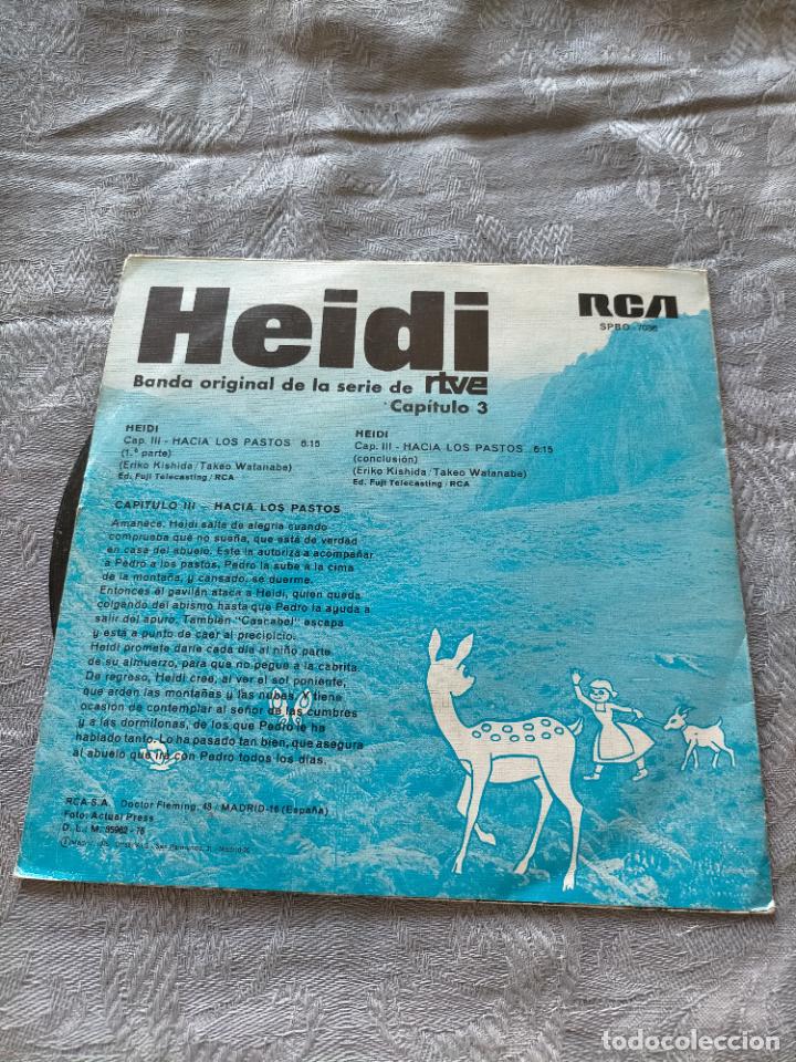 Discos de vinilo: Vinilo single los heidi banda sonora original bso rtve capitulo 3 - Foto 2