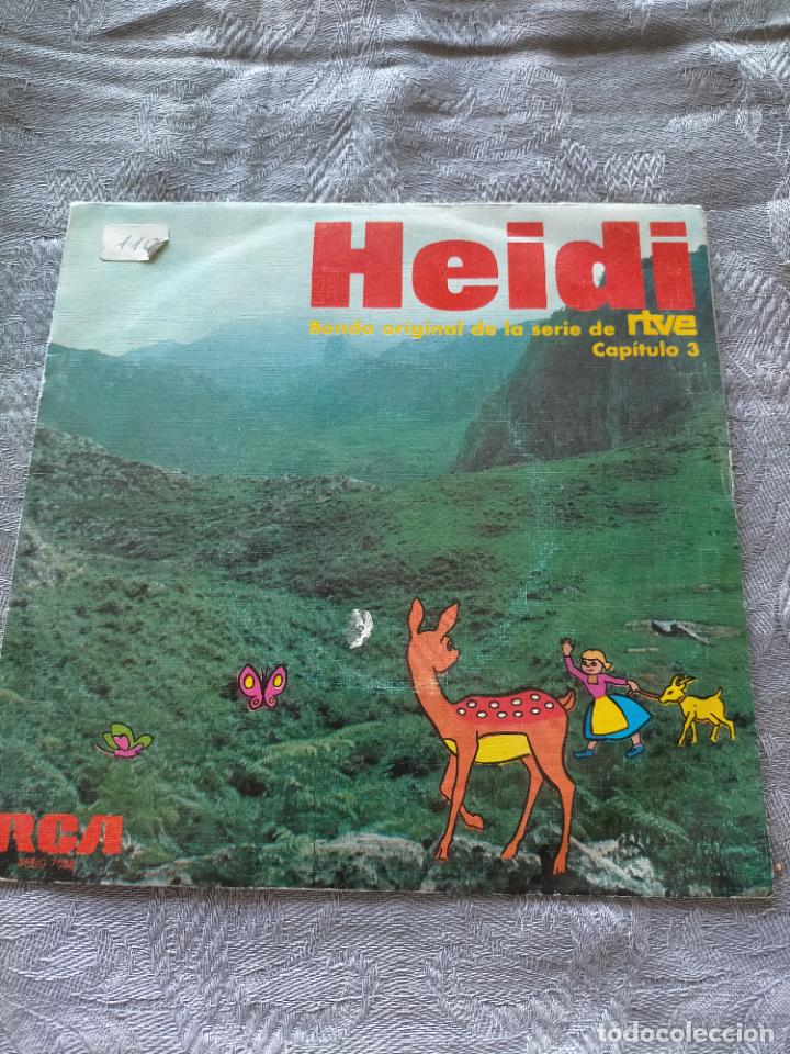Discos de vinilo: Vinilo single los heidi banda sonora original bso rtve capitulo 3 - Foto 1