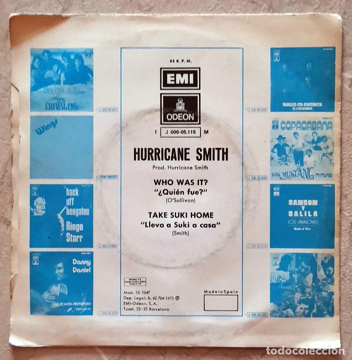Discos de vinilo: Hurricane Smith - Who Was It? Vinyl Single - Foto 2