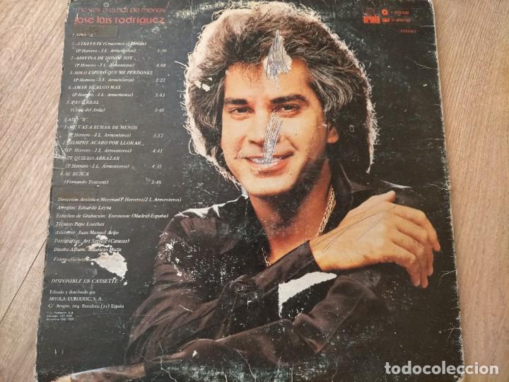 Discos de vinilo: JOSE LUIS RODRIGUEZ-ME VAS A ECHAR DE MENOS-GATEFOLD - Foto 2