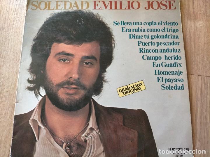 Discos de vinilo: EMILIO JOSE-SOLEDAD-ORIGINAL A&Ntilde;O 1978 - Foto 1
