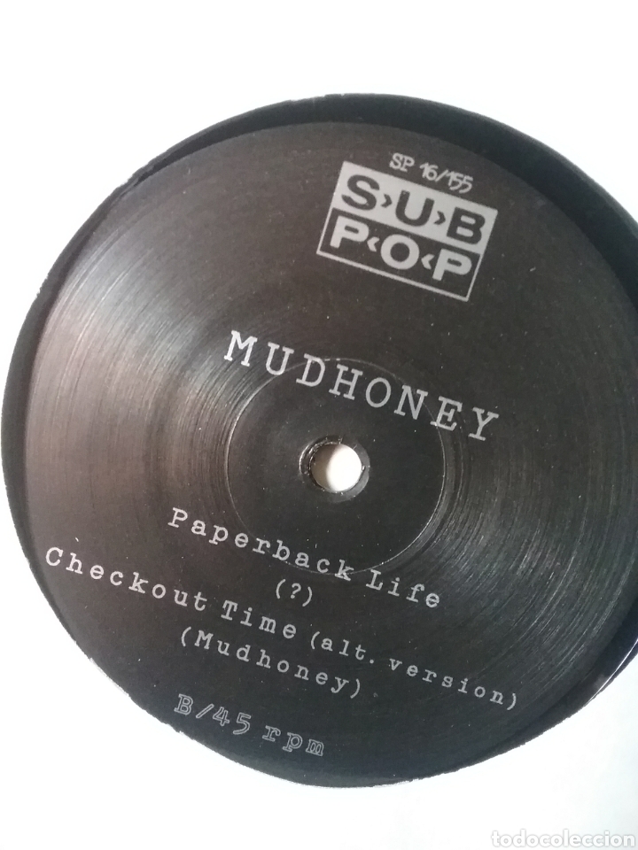 Discos de vinilo: MUDHONEY 1991 Sub-Pop Records 12&rdquo; - Foto 3