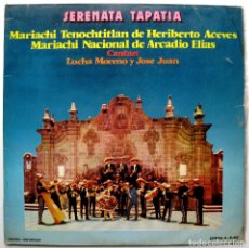Discos de vinilo: MARIACHI TENOCHTITLAN HERIBERTO ACEVES (LUCHA MORENO) - SERENATA TAPATIA - LP MOVIEPLAY 1973 BPY. Lote 276031693