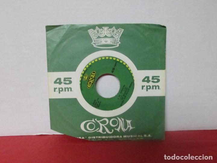 Disques de vinyle: BANDA LOS PILLCO MOZOS DE HUANUCO - EL CONDOR PASA + MI TERRU&Ntilde;O -SINGLE- CORONA S/F C-5104 LIMA PERU
