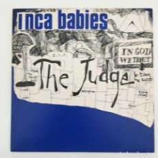 Discos de vinilo: INCA BABIES ‎– THE JUDGE, UK 1984 BLACK LAGOON RECORDS. Lote 276085998