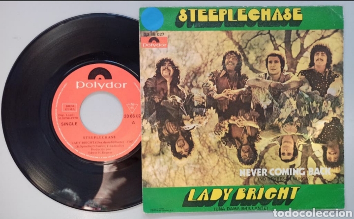 Discos de vinilo: STEEPLECHASE - LADY BRIGHT - 7&rdquo; - Foto 2