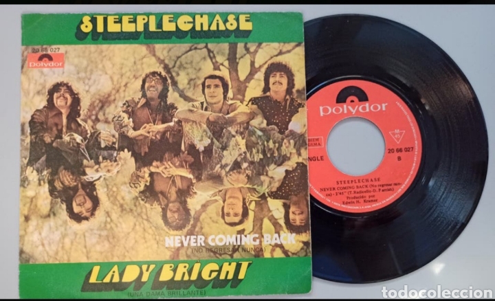 Discos de vinilo: STEEPLECHASE - LADY BRIGHT - 7&rdquo; - Foto 1