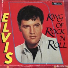 Discos de vinilo: ELVIS - KING OF ROCK´N ROLL, CAJA 3LPS EDIC DANESA, 70S