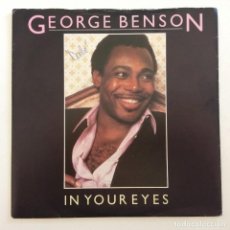 Discos de vinilo: GEORGE BENSON ‎– IN YOUR EYES / BEING WITH YOU UK,1983 WARNER BROS RECORS. Lote 276116848