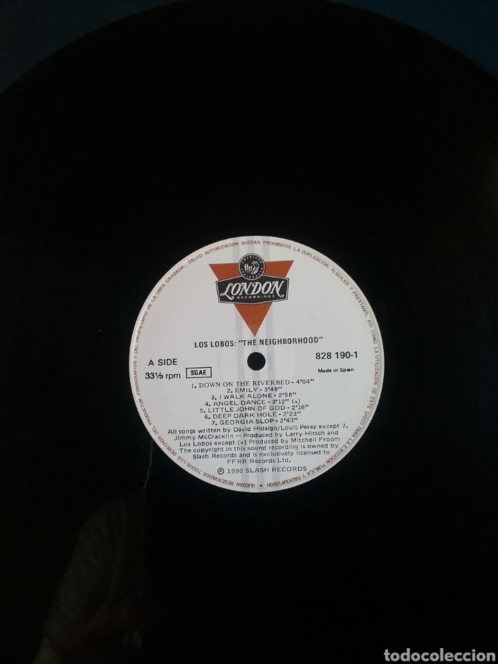 Discos de vinilo: LOS LOBOS 1990 Slash London Records - Foto 3