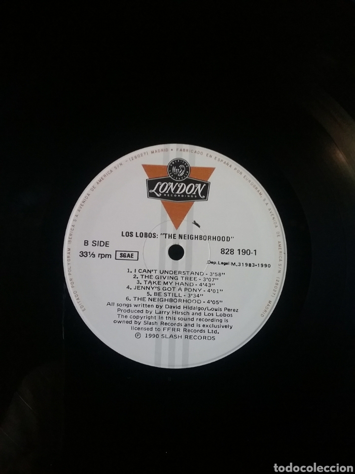 Discos de vinilo: LOS LOBOS 1990 Slash London Records - Foto 4