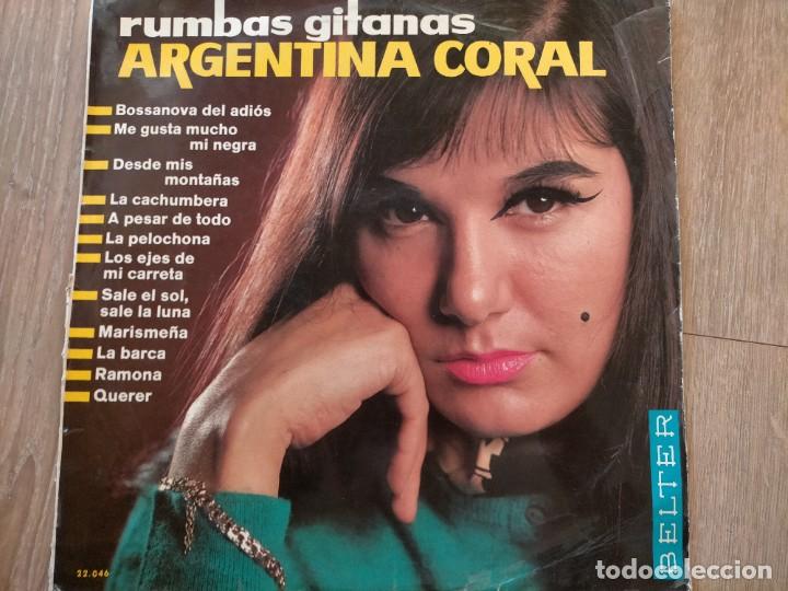 Discos de vinilo: ARGENTINA CORAL-RUMBAS GITANAS-ORIGINAL A&Ntilde;O 1966 - Foto 1