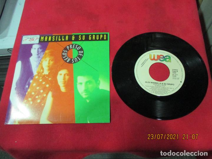 Disques de vinyle: ALEX MANSILLA & SU GRUPO - PRESO DE TUS BESOS - SINGLE - PROMO - SPAIN - WARNER - REF 1.422 - LF -