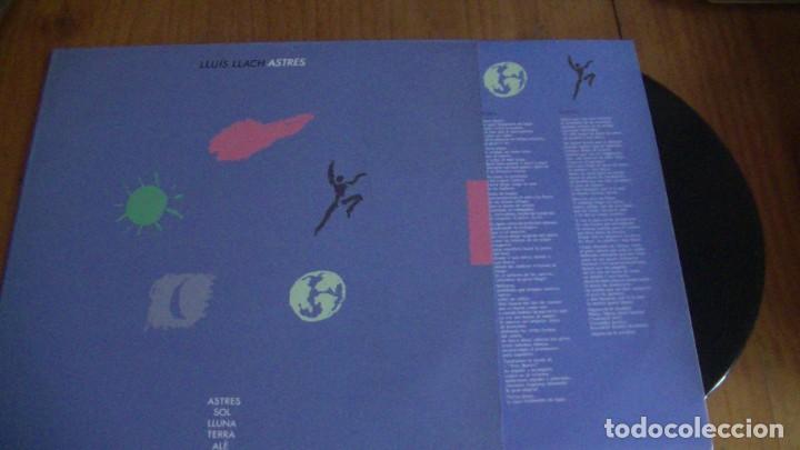 Discos de vinilo: Lp LLU&Iacute;S LLACH - ASTRES - CBS. 1986 - Foto 2