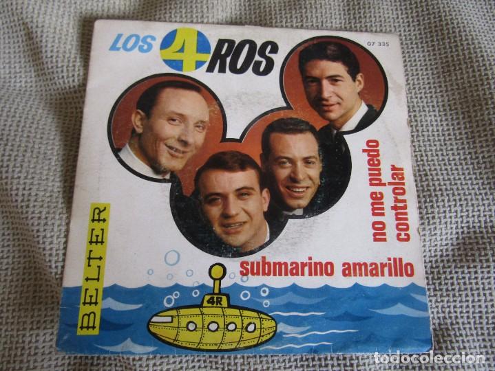 Discos de vinilo: Los 4 Ros - Submarino Amarillo - Single 7&rdquo; - Foto 1