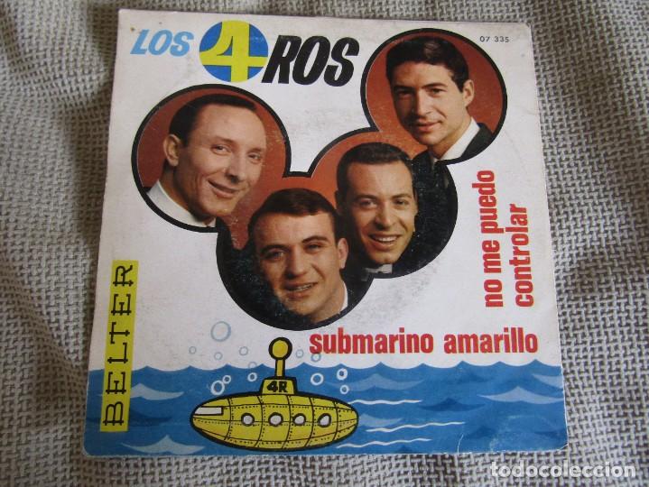 Discos de vinilo: Los 4 Ros - Submarino Amarillo - Single 7&rdquo; - Foto 2