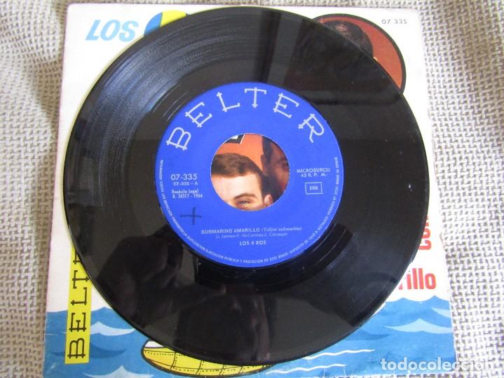 Discos de vinilo: Los 4 Ros - Submarino Amarillo - Single 7&rdquo; - Foto 3