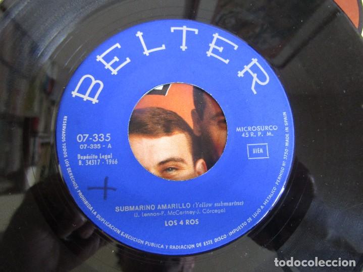 Discos de vinilo: Los 4 Ros - Submarino Amarillo - Single 7&rdquo; - Foto 4