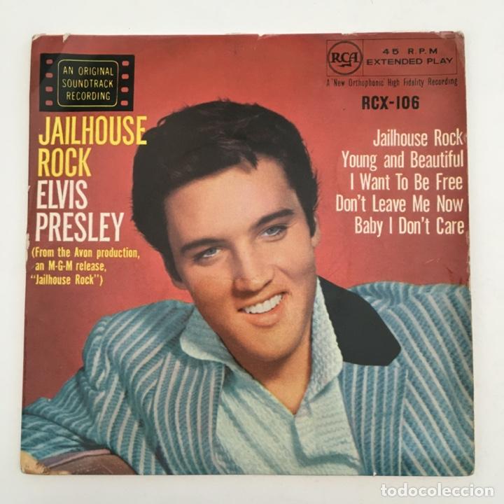 Discos de vinilo: Elvis Presley ‎– Jailhouse Rock, UK 1958 RCA - Foto 1 - 276225203