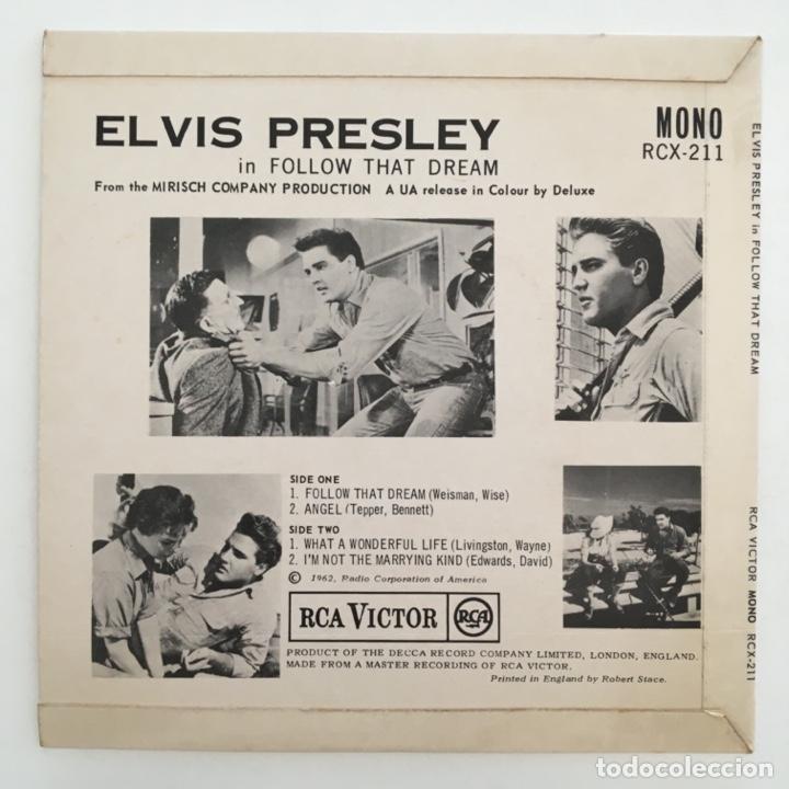 Discos de vinilo: Elvis Presley ‎– Follow That Dream, UK 1962 RCA - Foto 2 - 276225453