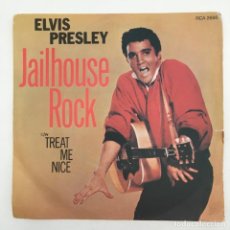 Discos de vinilo: ELVIS PRESLEY ‎– JAILHOUSE ROCK, UK 1977 RCA VICTOR