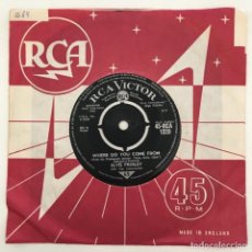 Discos de vinilo: ELVIS PRESLEY WITH THE JORDANAIRES ‎– RETURN TO SENDER, UK 1962 RCA VICTOR. Lote 276227238