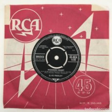 Discos de vinilo: ELVIS PRESLEY ‎– WOODEN HEART, UK 1960 RCA. Lote 276227633