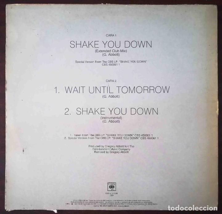 Discos de vinilo: Gregory Abbott - Shake you down - Foto 2