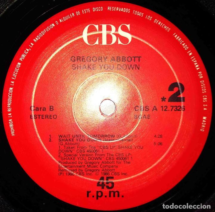 Discos de vinilo: Gregory Abbott - Shake you down - Foto 4