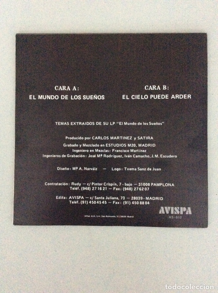 Discos de vinilo: Satira. El mundo de los sue&ntilde;os - Foto 2