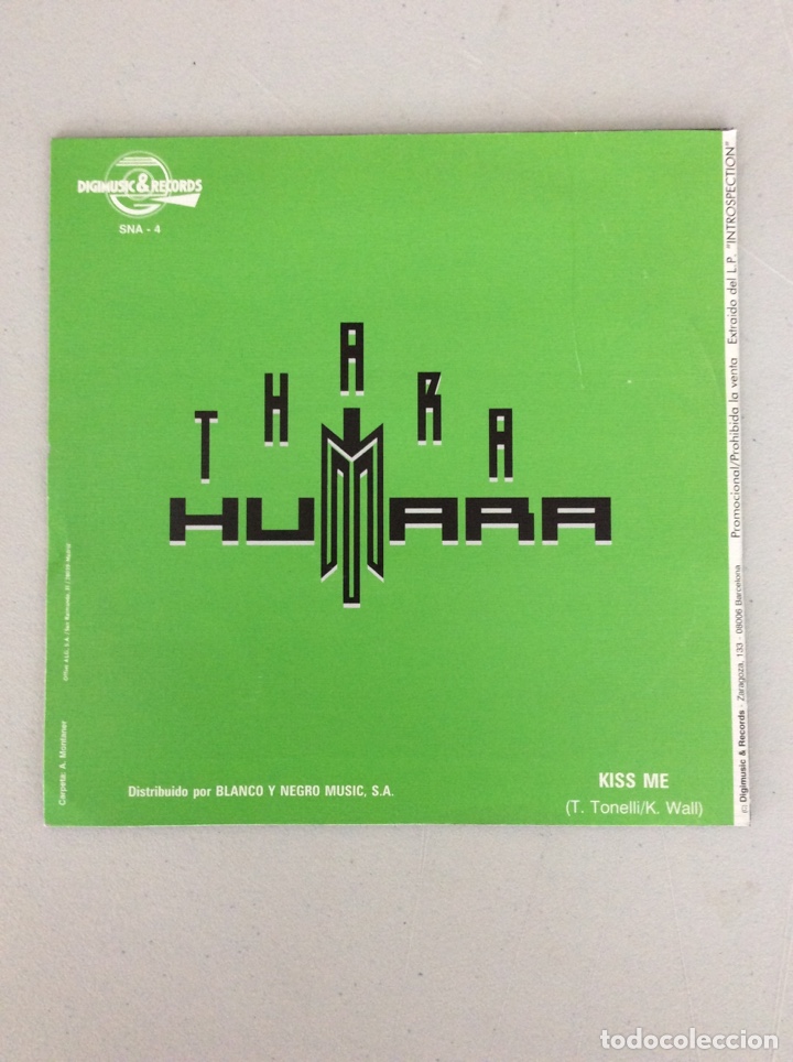 Discos de vinilo: Thara Humara. Kiss me - Foto 2