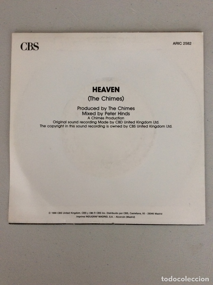 Discos de vinilo: The Chimes. Heaven - Foto 2