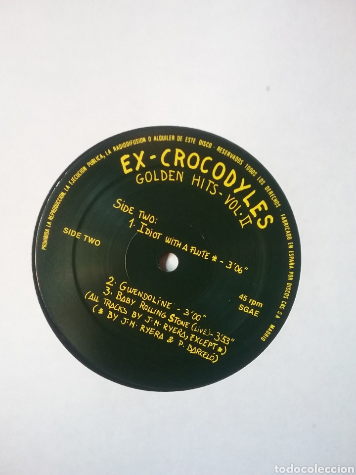 Discos de vinilo: EX - CROCODYLES 1998 Romilar - D Records. 5 Temas - Foto 4