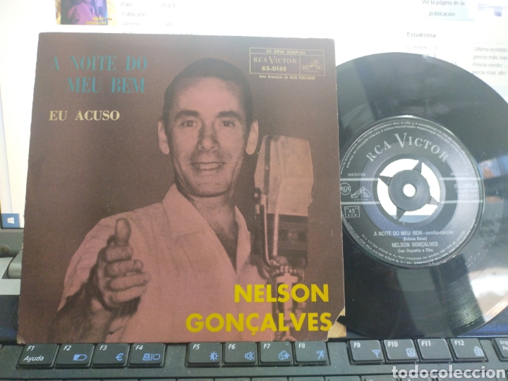 Discos de vinilo: Nelson gon&ccedil;alves single a noite do meu bem brasil - Foto 1