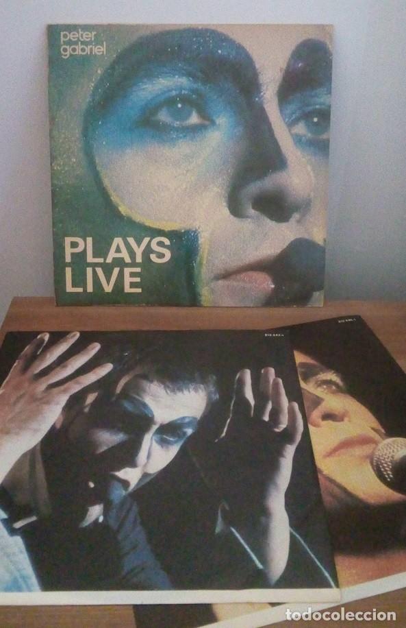 Discos de vinilo: PETER GABRIEL - PETER GABRIEL PLAYS LIVE - 2 LP - 1983 - Foto 2