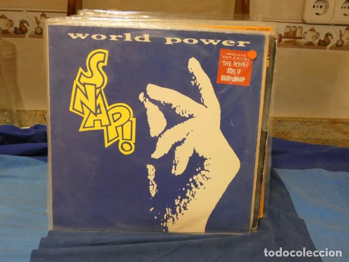 Discos de vinilo: LP SNAP WORLD POWER ESTADO CORRECTO 1988 - Foto 1