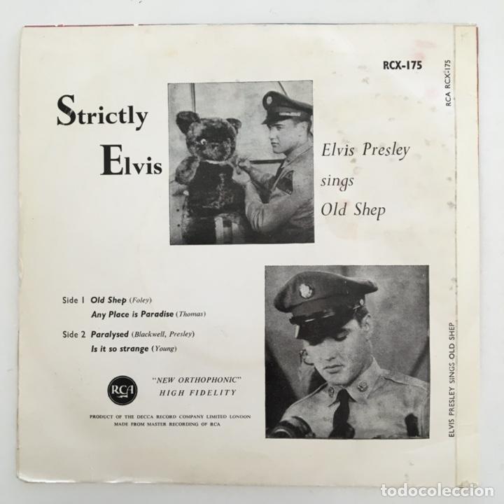 Discos de vinilo: Elvis Presley ‎– Strictly Elvis, UK 1969 RCA Victor - Foto 2 - 276225143