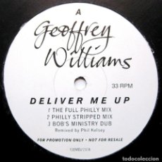 Discos de vinilo: GEOFFREY WILLIAMS - DELIVER ME UP - MAXI EMI 1992 PROMO GERMANY BPY. Lote 276392858