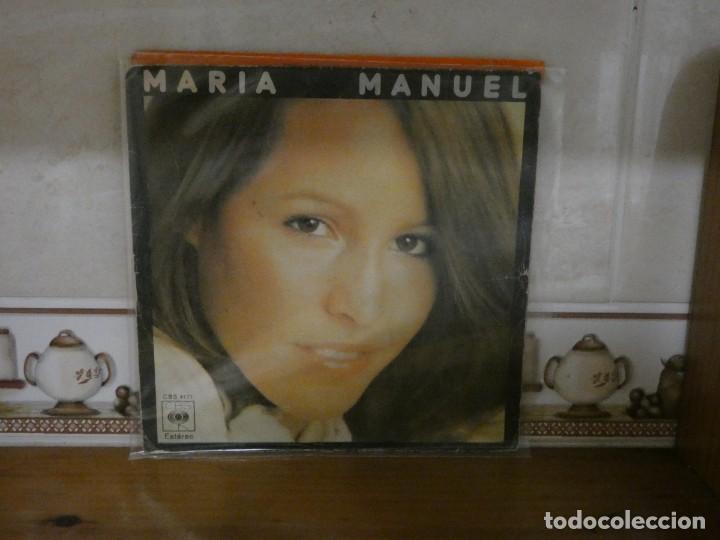 Discos de vinilo: SINGLE ESTADO CORRECTO MARIA MANUEL CBS 70S - Foto 1