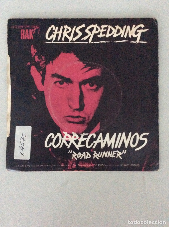 Discos de vinilo: Chris Spedding. Correcaminos. Road runner - Foto 2