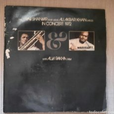Discos de vinilo: DOBLE LP RAVI SHANKAR ALI AKBAR KHAN IN CONCERT 1972. Lote 276439638