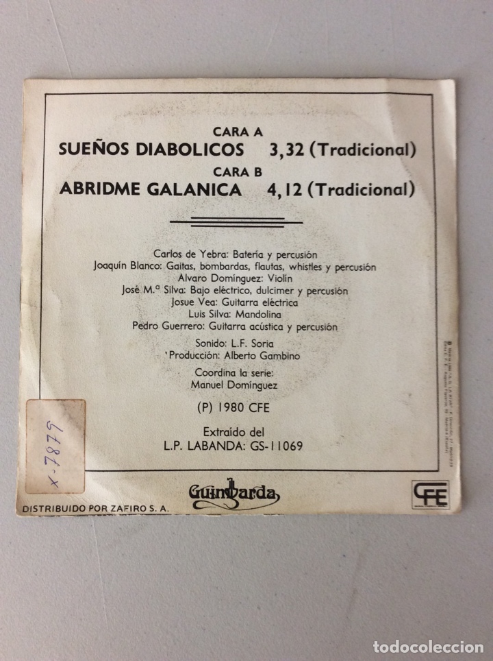 Discos de vinilo: Labanda. Sue&ntilde;os diab&oacute;licos - Foto 2