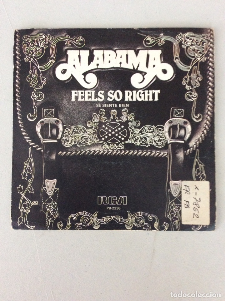 Discos de vinilo: Alabama. Feels so right. Se siente bien. - Foto 1