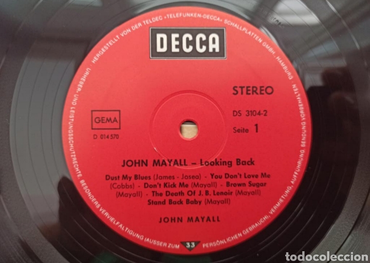 Discos de vinilo: JOHN MAYALL - LOOKING BACK - 2LP - Foto 6