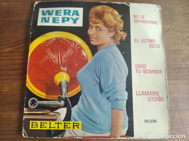Discos de vinilo: WERA NEPY - Ultimo bacio + 3 *********** RARO EP BELTER 1959